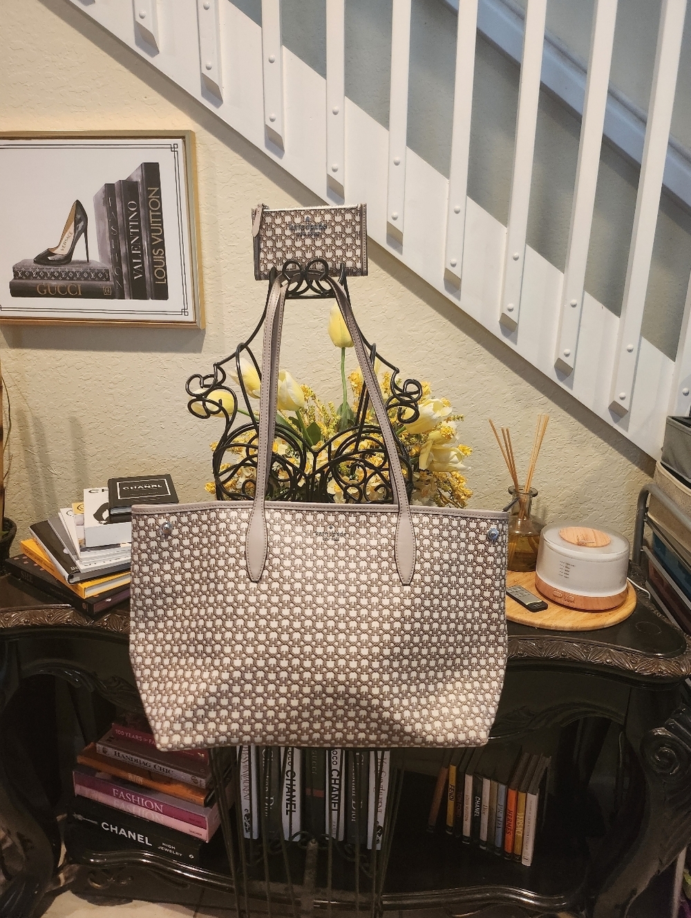 Kate Spade Link Tote bag & matching wallet